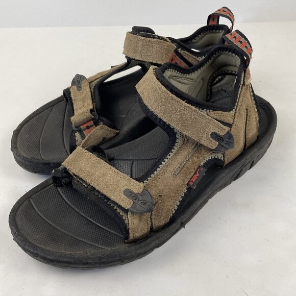 Teva Sandals Spoiler II Men’s 10 Tan Strappy Trail Hiking Slingback 6758 - Picture 2 of 12